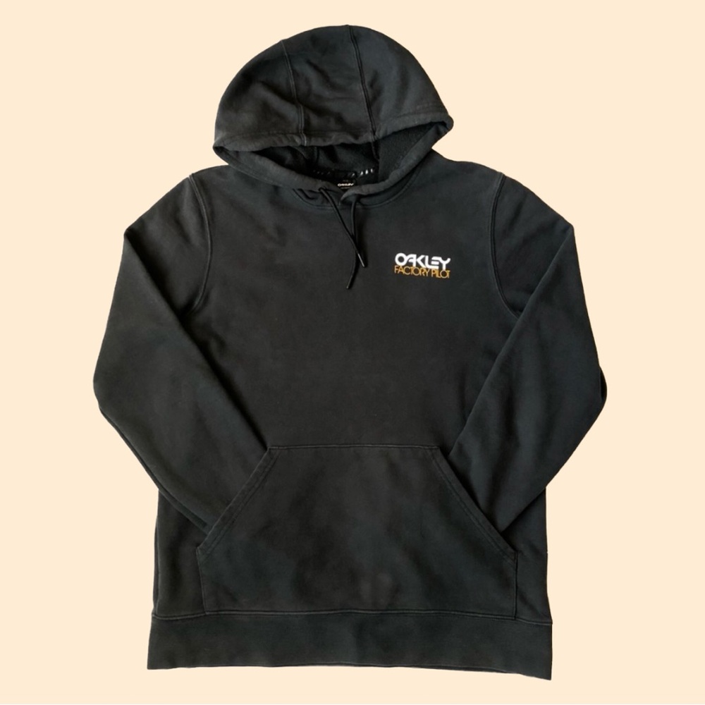 Oakley Factory Pilot Hoodie Custom Fit Black Unisex Large